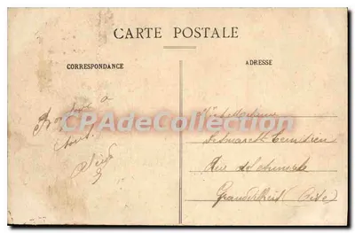 Amiens - A Caserna Dejean — Edição C. N. — Verso
