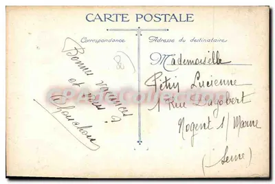 Amiens — Igreja de São Leu — Editor L. Y. N.C. n°401 — Verso
