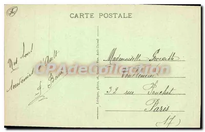 AULT — Plaża (strona północna) — widok plaży i skał — Lévèque, fotografie, 26, rue du Château, Ault — Rewers