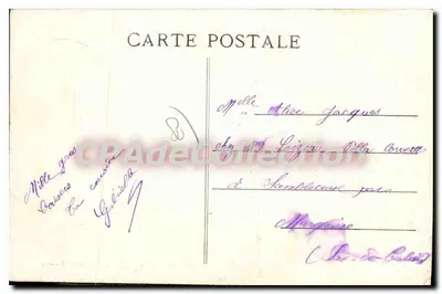 Ault (Somme) — Zamek — Fotografia H. Millau, wydawca nieznany, nr 39 — Rewers