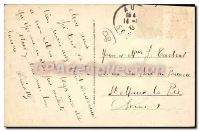 Ault-Onival — Kasyno i plaża — CP Ault-Onival 217 — Rewers