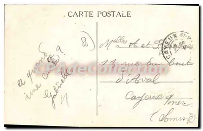 Ault (Somme) — Katedra — Foto H. Milan, rue Quinguerue, Ault (Somme) — Rewers