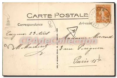 Cayeux-sur-Mer — Palácio Hotel (Conjunto) — LL, n°129 — Verso