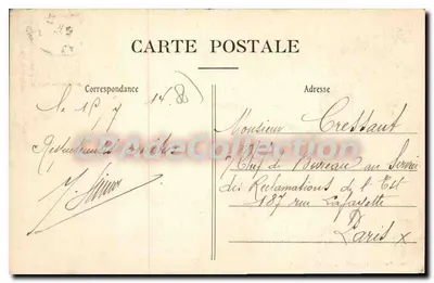 Haven van Crotoy — L'Estacade — Fernand Poidevin, foto-uitgever, in Crotoy (Somme) — Achterkant