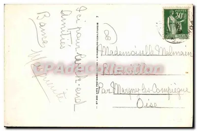 MERS-les-BAINS — Plaża przy pełni morskiej — G. DES ARTS PHOTOMÉCANIQUES - STRASBOURG-SCHILTIGHEIM — Rewers