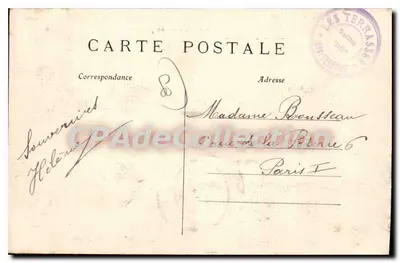 MERS (Somme) — As Villas da promenade de la plage e as Falaises — Editora L'hirondelle, Paris, n°203 — Verso