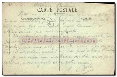 Montdidier - Vista Geral — Librairie Bonneteris Frères, Montdidier — Verso