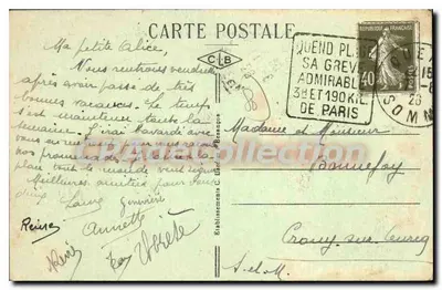 Quend-Plage (Somme) — Wyruszenie na spacer po morzu. — Rewers