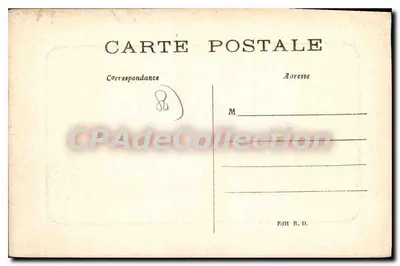 St-Valéry-sur-Somme — Widok na kościoł i skały — Wyd. R. D. — Rewers