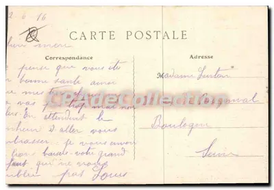 Lihons (Somme) — A Cozinha do ... de Infantaria — Ed. Dupré, 9, Rue de la Gare, Lihons — Verso