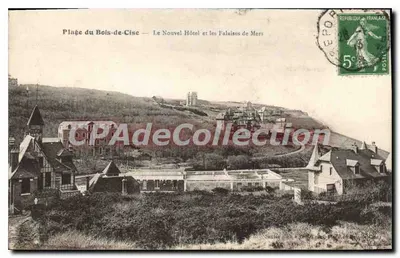 Praia do Bois-de-Cise — O Novo Hotel e as Falaisões de Mers — Editor: Samion, número de série não visível