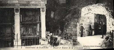 Subterrâneos de NAOURS — Museu e Entrada da principal galeria — Foto-Editada Aimmens