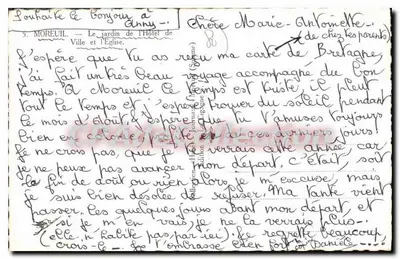 La Cisogne — Vista do Hôtel de Ville e da Igreja — La Cisogne — Verso