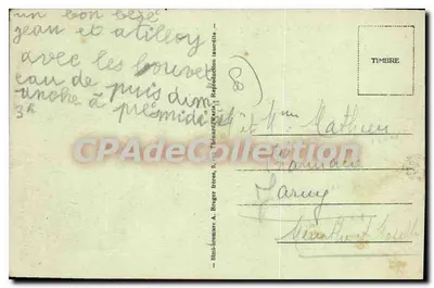 Castello di Tilloloy — Le Avenues — Simi-Bromure & Breger Frères — Verso