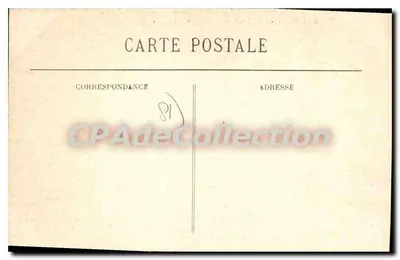 Castres (Tarn) — Jardín del Arzobispado (Diseñado por Le Nôtre) — Reverso