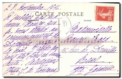 CASTRES — El Boulevard des Lices — J. Blattes, editor, Castres — Reverso