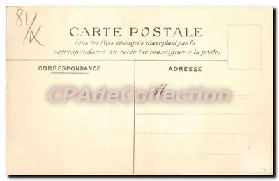 Castelo de Poudéous — Arredores de Lavaur — Coleção 'Midi-Photo' — Fototipia R. Sendral, n° 141 — Verso