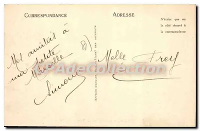 Gaillac — Zamek w Pare i Aleje — Wydawnictwo Choulet (Gaillac) — Rewers