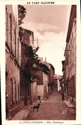 Puylaurens — Rue Foulimou — O Tarn Ilustrado, n°13