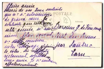 Montauban (Tarn-et-Garonne) — Algemene uitzicht — Serie 86, uitgegeven door Achille Bours, fot. Montauban — Achterkant