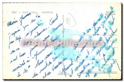 Bandol — Côte d'Azur — Éditeur ARIS, n°83 — Rewers