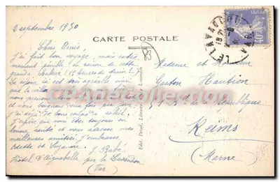 Le Lavandou — Calanquettes de la Fosette — Wydawca: Édit. Pessol, Le Lavandou — Rewers