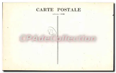 Côte des Maures — Le Rayol (Var). Widok plaży i punktu Malpague — A.D.L.A. - Nice, n°17 — Rewers