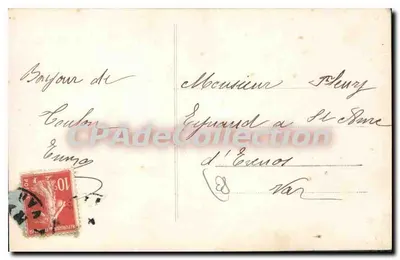 Pensja — z Toulon — wydawca nieznany — Rewers