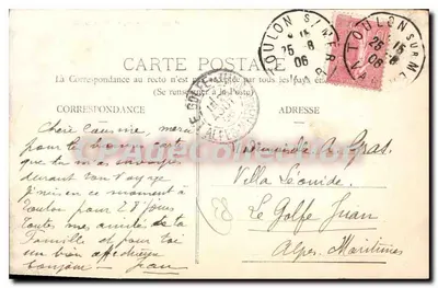 Toulon — Aleja Palmy — fotografie Giraud, nr 4 — Rewers