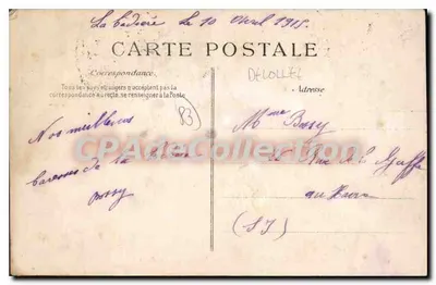 La Cadière — Rue Nationale — La Poste — Rewers