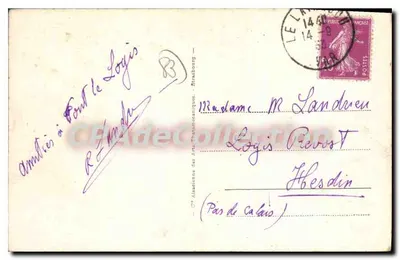 Wyspa Levant - Skaliste Wzgórza — wydawca CPAH, nr 8 — Rewers
