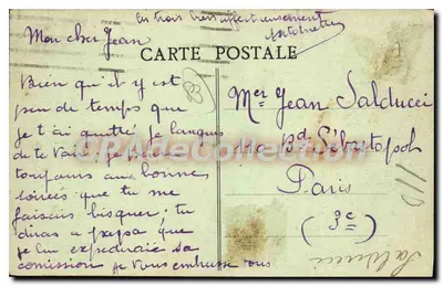 Côte d'Azur — Arredores de TOULON — Sablettes les Bains e o Casino — Verso