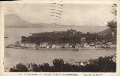 Arredores de Toulon - SAINT-MANDRIER - "La Presqu'île" — Editor B.S. n°247