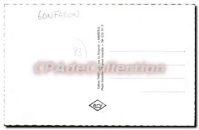 Gonfaron — legenda św. Quinis i jego osła — Wydawnictwo Tardy — Rewers