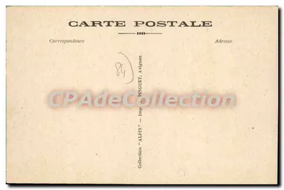 Avignon — O Ponte São Bénézet — Imp. Alpin — Verso