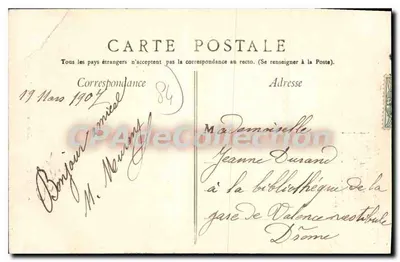 Avignon - Wieża Świętego Jana - Wydawca: Maison Universelle d'Art et de Culture, Avignon, Rép. introdu — Rewers