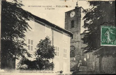 Piolenc (3) — A Igreja — Édit. P. Baldon, recueyen-naturaliste