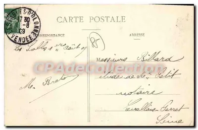 Les Sables-d'Olonne - Ogólny widok Remblai — Nowa kolekcja Luciena Amand, N° 2278 — Rewers