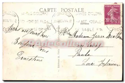 Les Sables-d'Olonne — Port — Wypłynięcie statków — Négus — Rewers