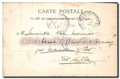 Les Sables-d'Olonne — Visvangst met carrelet in de haven — Librairie Poupin, Mortagne — Achterkant