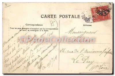 Wnętrze Kościoła w SABLES-D'OLONNE — wydawca Lucien Aulien, nr 2330 — Rewers