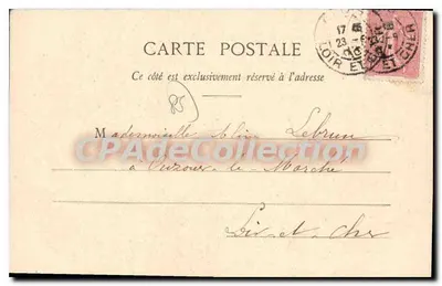 Sablaiski kobiety zdejmujące płatki z margaretki — Pani Milheau, fot. i wyd., La Roche-sur-Yon - 82 — Rewers