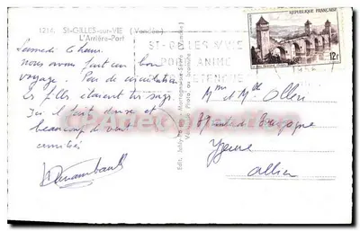 St-Gilles-sur-Vie — Haven — JELY — Achterkant