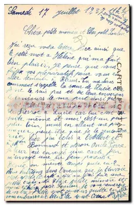 Saint-Gilles-sur-Vic (Vendée) — Avenida da Praia — editor não identificado, n° de série 333 — Verso