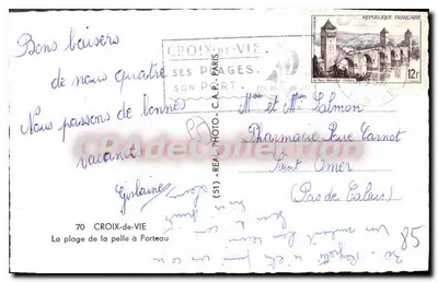 A praia da Pelle à Porteau — Croix-de-Vie — editor Cap — Verso