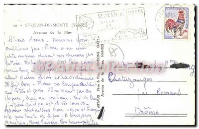 Avenida da Mar — Saint-Jean-de-Monts — Edições da Cloche, Nantes — Verso