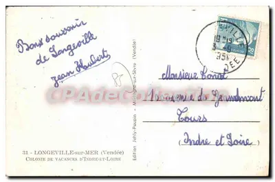 Colônia de férias de Longeville-sur-Mer — vista dos edifícios — Edição JELLY, n°31 — Verso