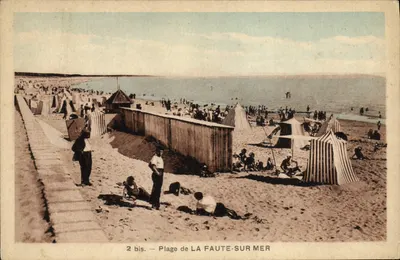 Praia de LA FAUTE-SUR-MER — 2 bis — Fototipia JEWY-POUPIN