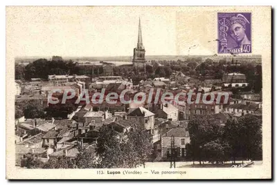 Luçon (Vendée) — Vue panoramique — J. Nozais, éditeur