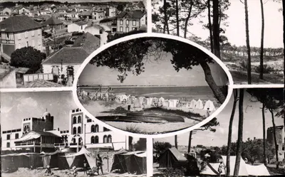 La Tranche-sur-Mer — Vista geral, praia, camping na floresta — Edições Nazalis